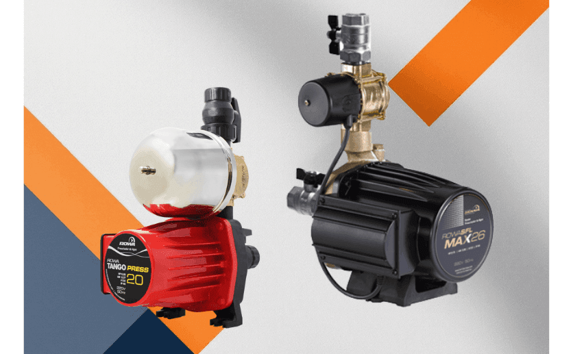 Sala técnica con bombas trifásicas